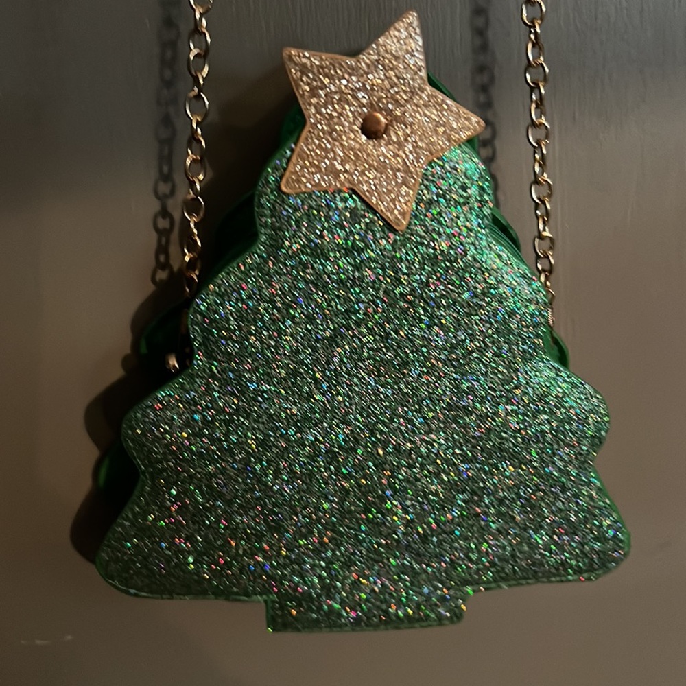 Christmas Tree girls purse & Tree hat